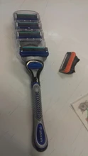 4 unids/lote cuchillas de afeitar 5 capa de hojas de afeitar para Gilettee de energía de fusión de afeitar cuchillas Gillette Proglide máquina