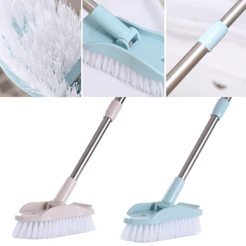 

Long Handle Telescopic Bristle Cleaning Brush Detachable Floor Brushes Home Tool 23GA