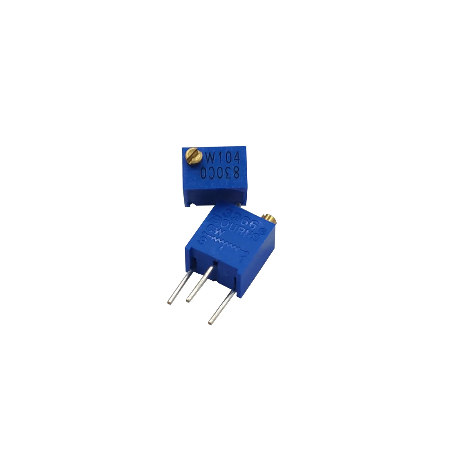 

3266W-1-104LF Top Tune Precision Multi-ring Adjustable Potentiometer 100K 3266W Adjustable Resistance