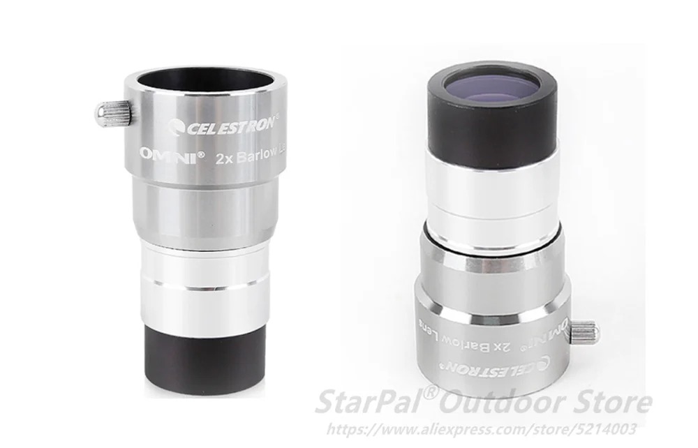 Celestron omni 2x окуляр Барлоу с увеличением окуляра профессиональный телескоп Барлоу части астрономический окуляр