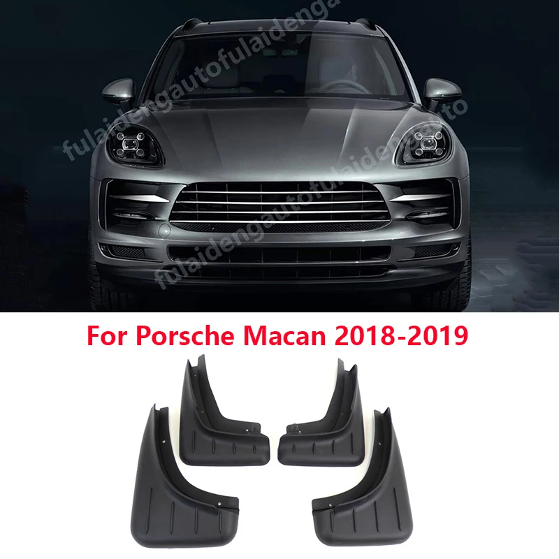 4 шт. для Porsche Macan-- передние и задние брызговики Брызговики защитные крылья Брызговики аксессуары для стайлинга автомобилей