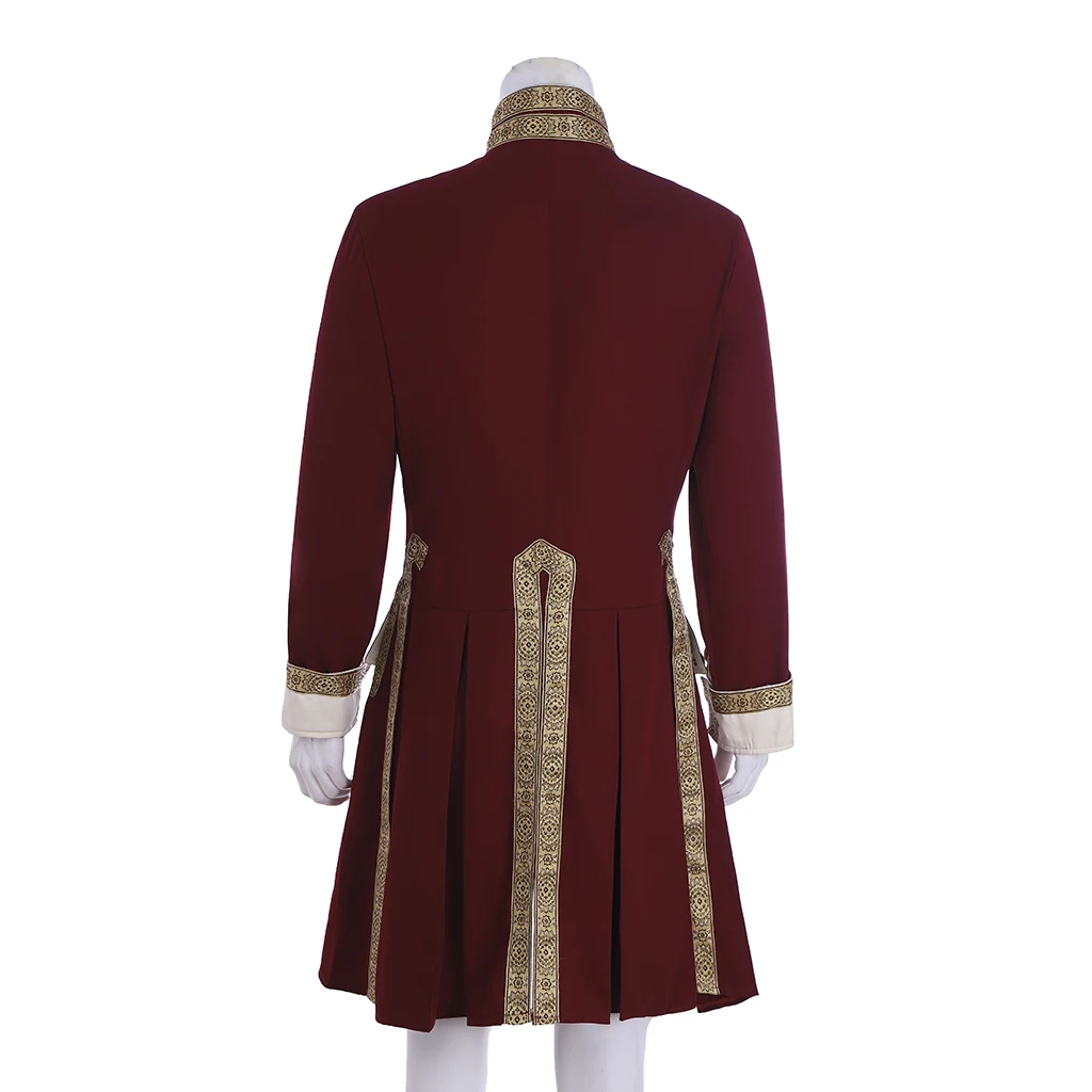 Washington Red Cloak Royal Military Jacket Costume For Mens