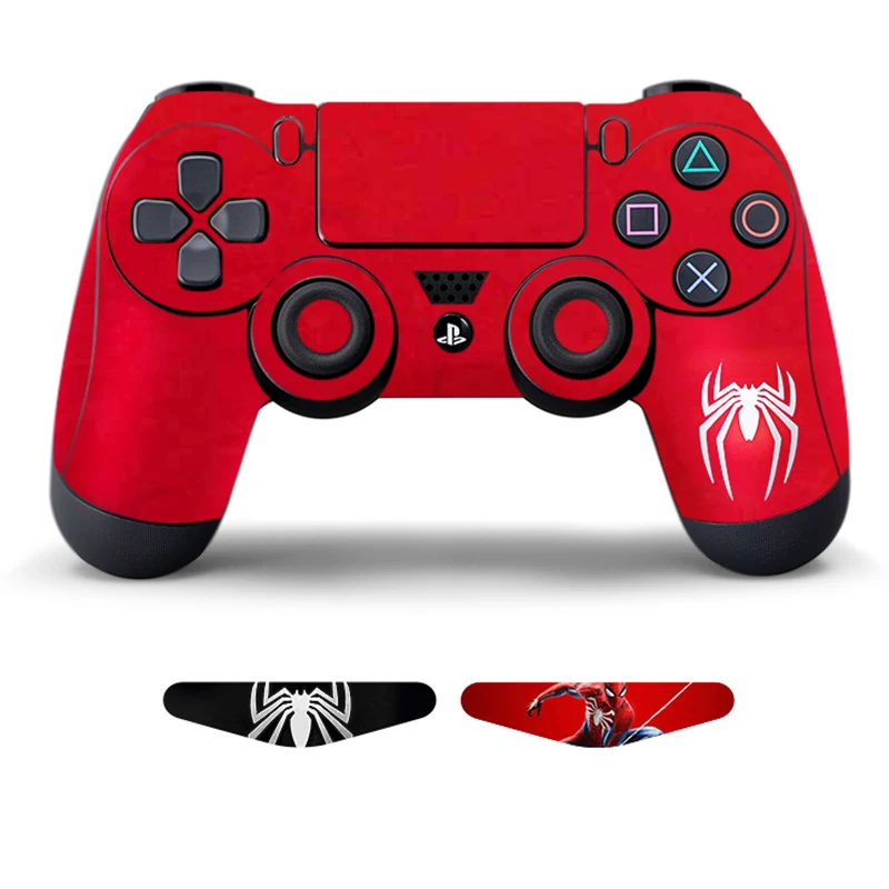 Spider Защитная крышка-лягушка для PS4 контроллера для Playstation 4 Pro Slim Decal аксессуары 15 видов стилей - Цвет: Spider