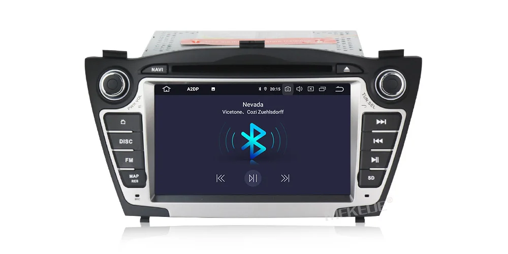 MEKEDE PX5 4+ 64G 1024x600 Android 9,0 автомобильный dvd-плеер мультимедиа для hyundai ix35 Tucson gps плеер навигация Радио Автомобильная компьютер