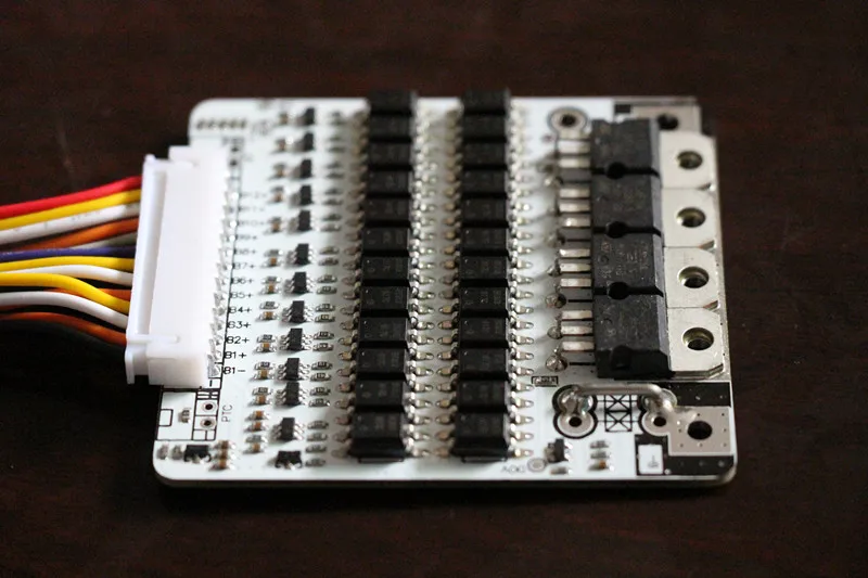 12S 50A BMS Lifepo4 Battery Circuit Protection Board PCB Cell Charger Module 36V Balance Version Four Tubes For Modifying Ebike