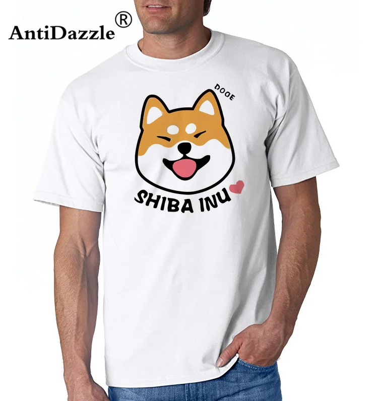 Kawaii Shiba Inu футболка для женщин и мужчин Милая Doge Мужская hombre принт с животными
