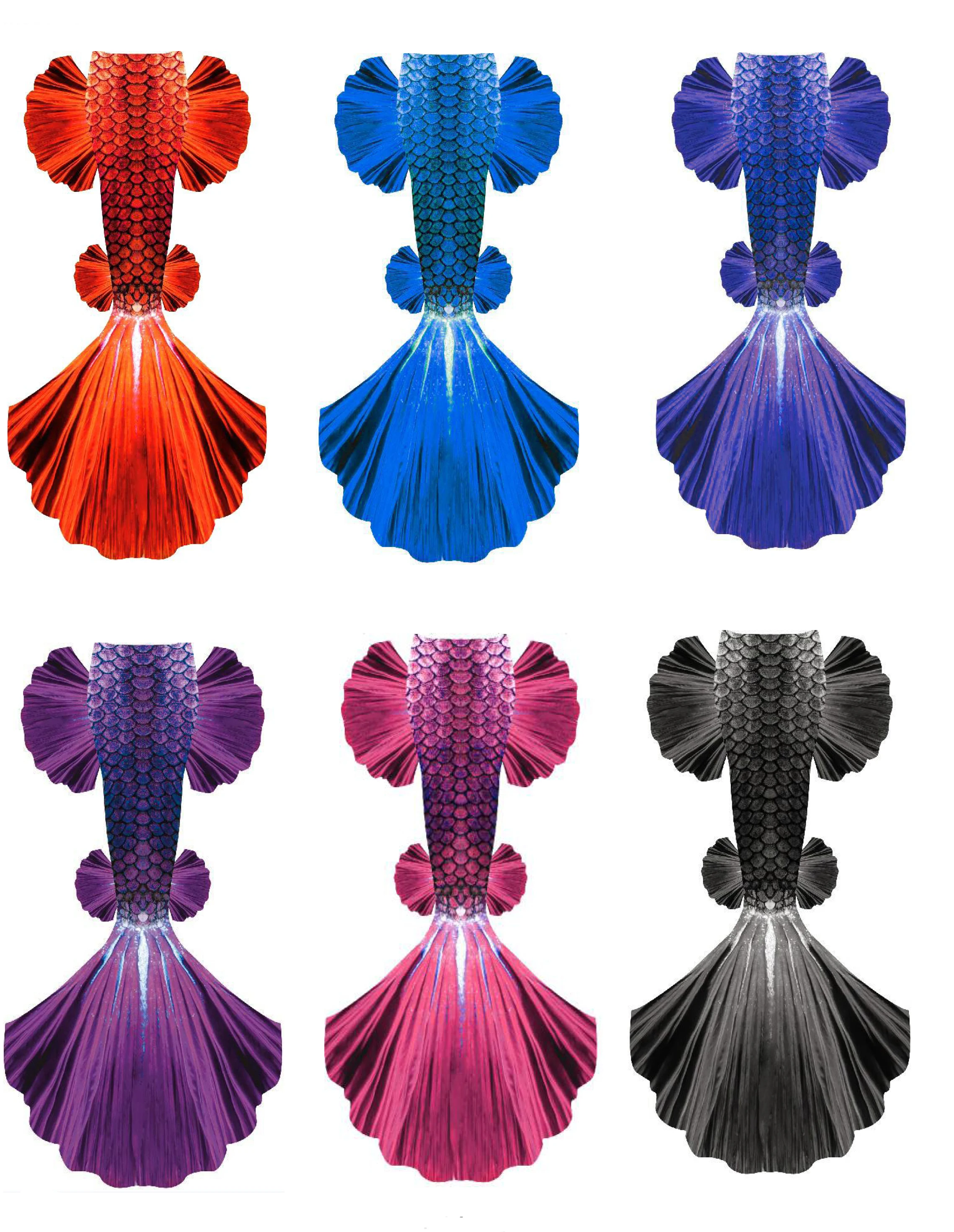 

Костюм Русалки для взрослых и детей, для аквариумных представлений, с рыбьей шкурой, профессиональный, с большим хвостом, Массовая Настройка, купальник русалки