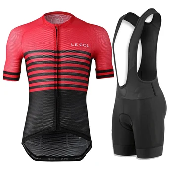 

2019 le col Pro Race wear team by Wiggins MEN'S COLLECTION Cycliste cycling Jersey road bicycle high Grid short sleeves jerseys