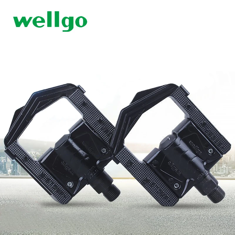 Складные велосипедные педали Wellgo F265 алюминиевые складные педаль детали