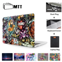 MTT чехол для ноутбука Apple Macbook Air Pro retina 11 12 13 15 дюймов с сенсорной панелью Жесткий Чехол сумка для ноутбука A1706 A1466 A1532