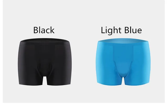 black and blue XXL Новые Xiaomi Mijia YouPin хлопок Smith Модальные удобные трусы боксеры 5 цветов Air sense нижнее белье 2 шт - Цвет: black and blue XXL