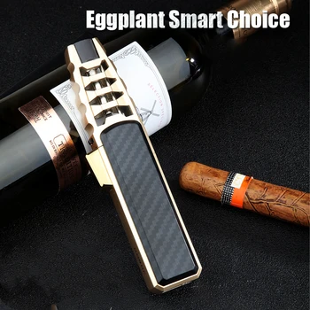 

Vip Link Outdoor Pen Spray Gun Jet Torch Lighter Turbo Gas Kitchen BBQ Metal Windproof Butane Cigar Pipe Lighter Gadgets For Men