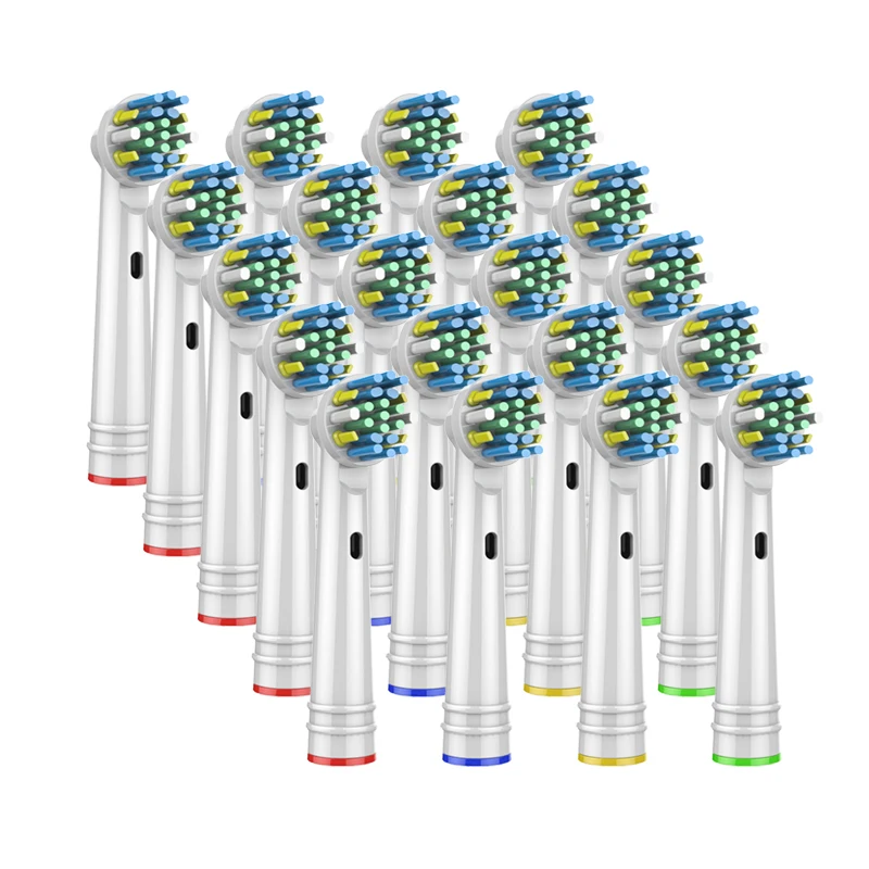 Сменные насадки для электрической зубной щетки Oral B 20 шт. Advance Power Pro Health Triumph 3D Excel