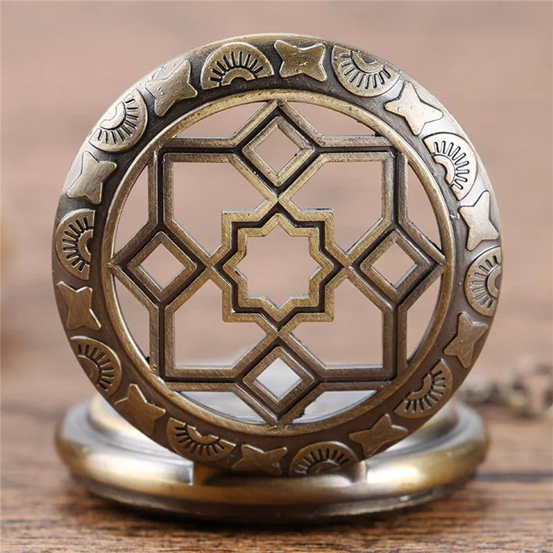 Antique Pocket Watch Retro Handwind Mechanical Watches for Men Women Roman Number Dial with Pendant Chain Clock Reloj Gift