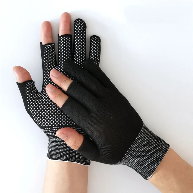 Nylon Fishing Gloves, Three Finger Gloves