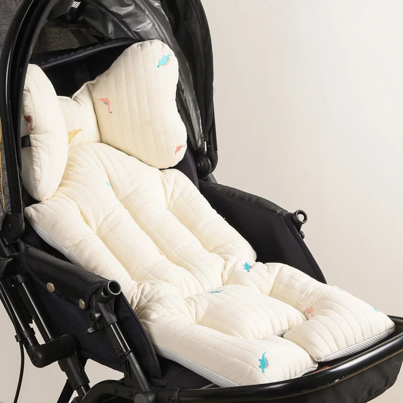 Baby Stroller Seat Cushion Pad for Car Puchair Liner Mat Thicken Cotton Breathable Cart Mattress Infant Newborn Pram Accessories baby stroller accessories best Baby Strollers