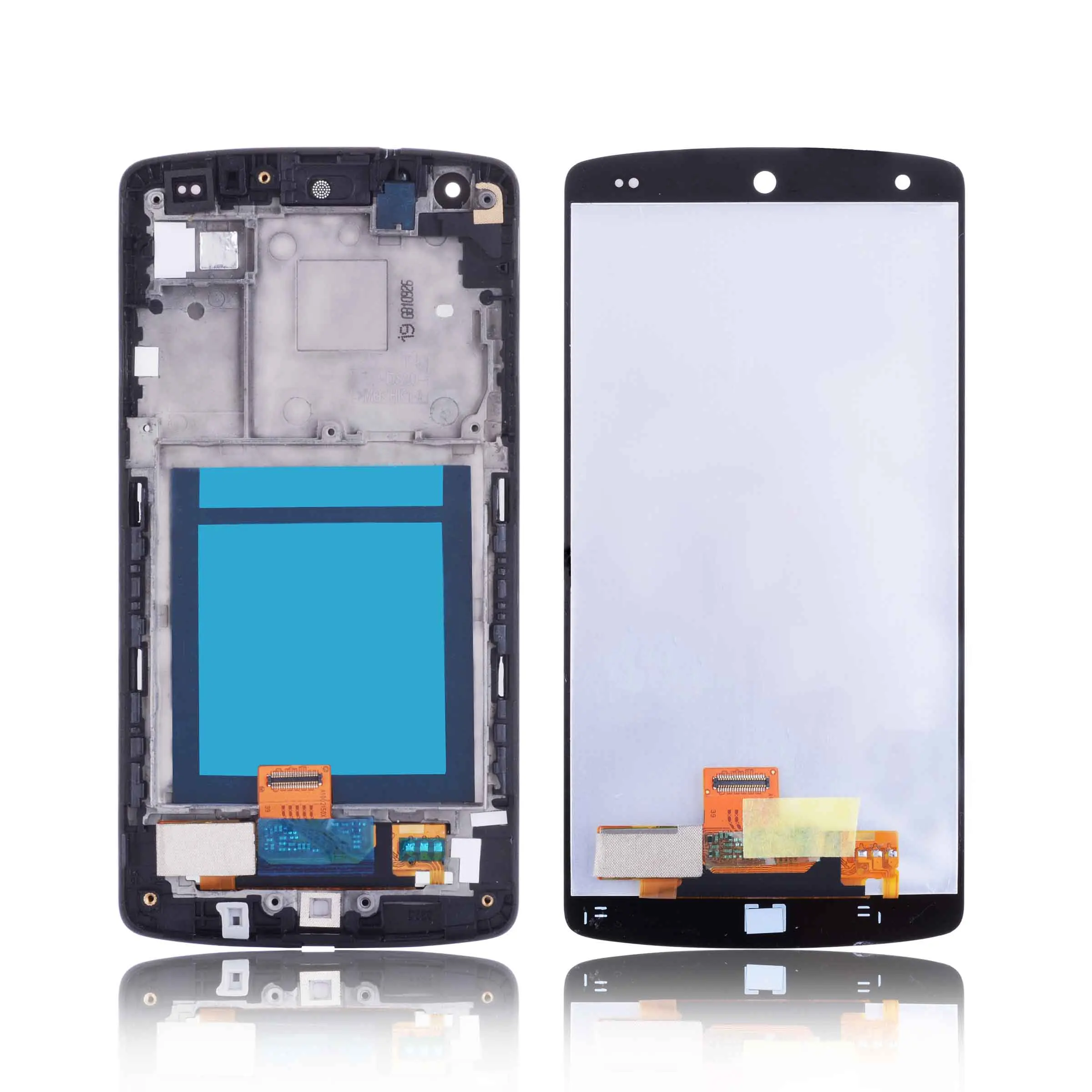 ЖК дисплей для LG Google Nexus 5 D820 D821 Tela сенсорный фронтальный Com Aro Completo Módulo козырек