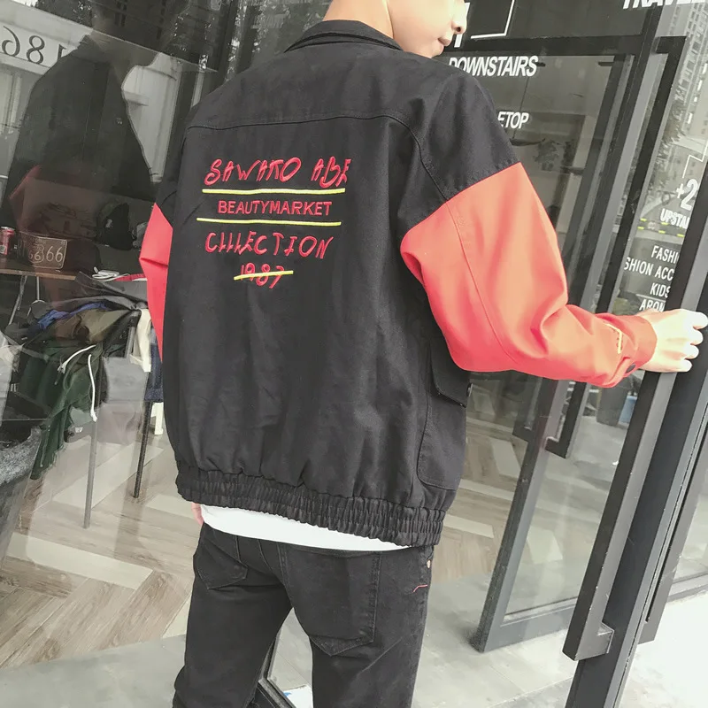

Hong Elegance 088-j17139-p70 100% Polyester Autumn Clothing Large Size Jacket Men's