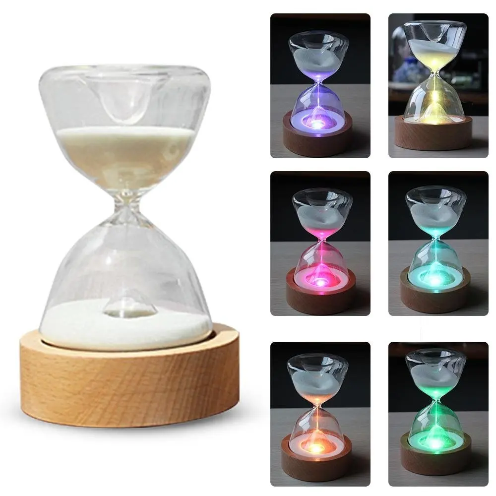 

Novelty Hourglass Night Led Light Marc Newson Little spheres Nanoballs Gold Ball sandglass zandlo Decoration lamp abajur luminar