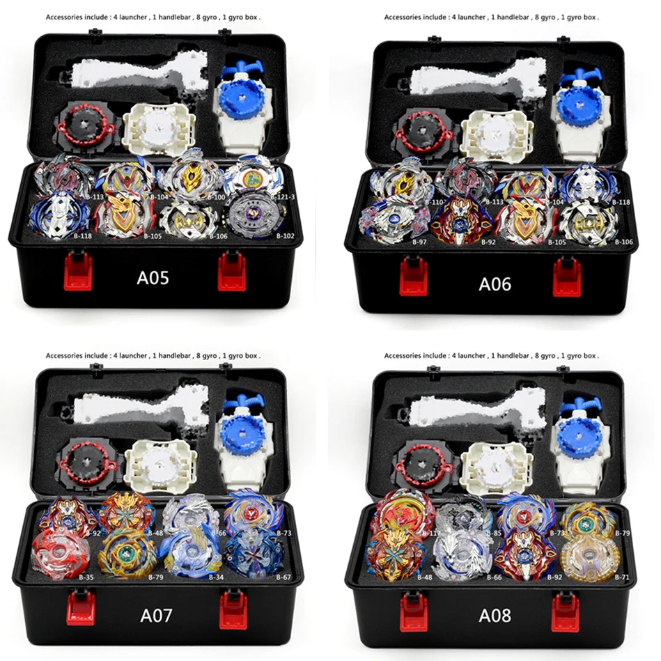 TAKARA TOMYNew Beyblade Burst набор Арена Bayblade металлических сплавов bey blade Gyro 4D с 4 пусковыми