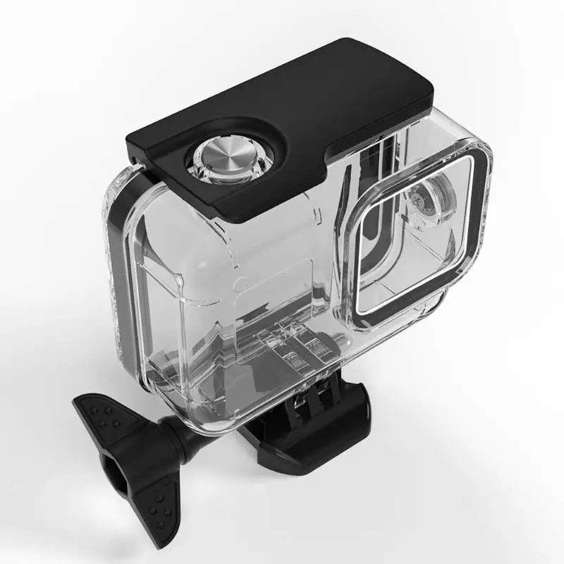 60 м подводный водонепроницаемый чехол для GoPro Hero 8 Защитный чехол Корпус черный объектив камеры 60 м Дайвинг аксессуары для плавания