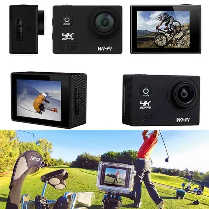 

DV Camcorder With Remote Controller 4K 30 Frames High Definition Waterproof WiFi Sports Action Camera For Outdoor Traveling