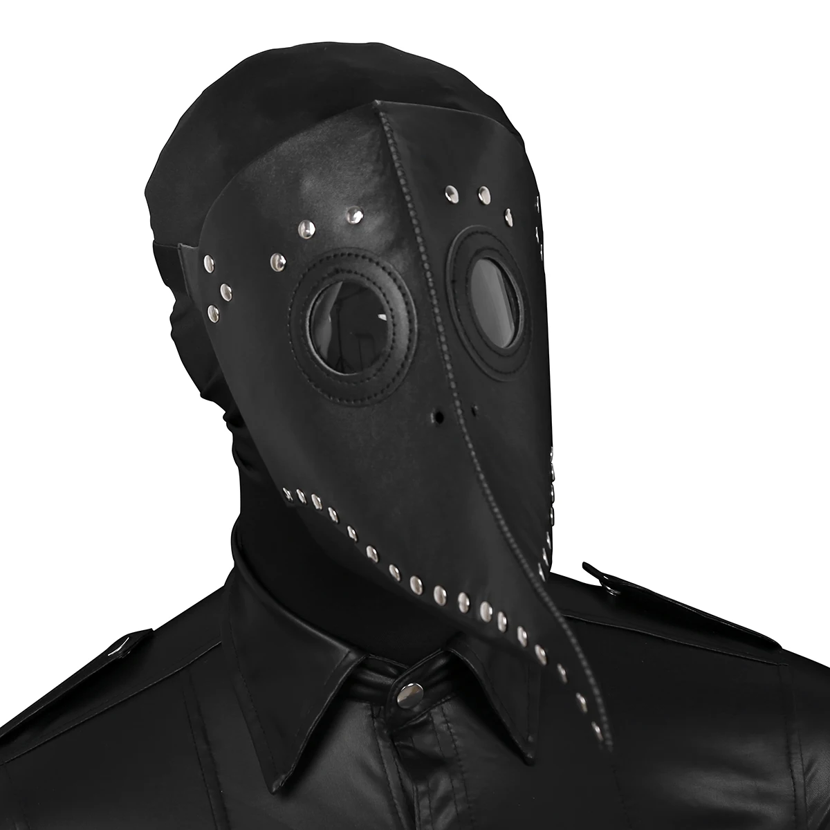 Plague Doctor Bird Mask PU Leather Punk Gothic Cosplay Masks Long Nose Beak Cosplay Steampunk Halloween Costume Props Masks
