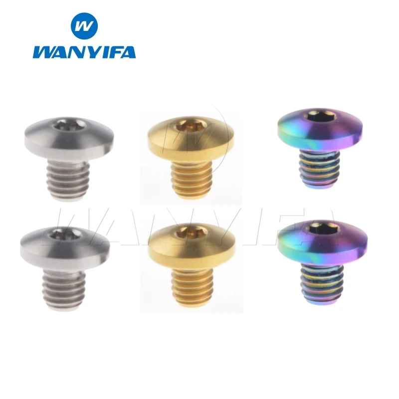 Wanyifa 2 шт. M5 Титановые Болты Винты для Shimano XT рукоять стояночного тормоза крышка от жира
