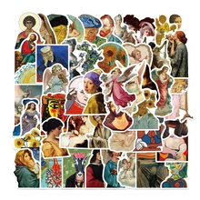 

10/30/50Pcs World Artist Work Aesthetic Sticker David Anime Sticker Laptop Pvc Cartoon Graffiti Decals Kids Classic Toys Gifts