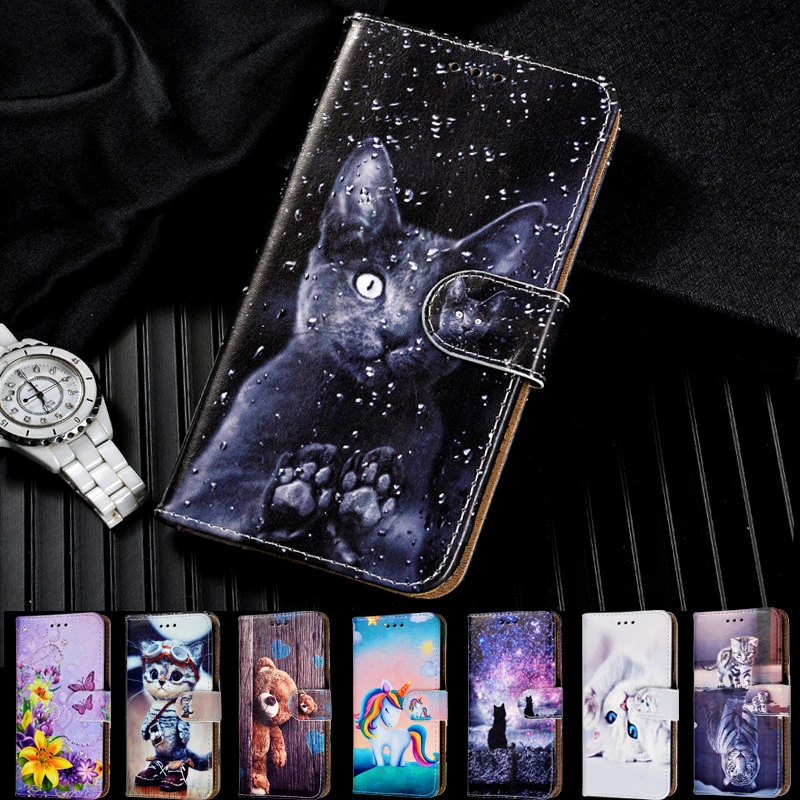 Wallet Leather Case For Meizu Pro 7 6 6s Pro7 Plus Pro6s U10 U20 U680H MX6 Flip Coque Stand Phone Case Card Holder cases for meizu black