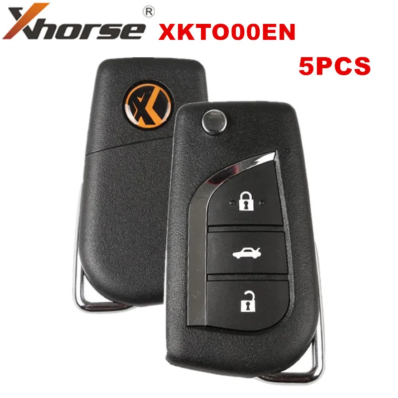 5 шт./лот XHORSE XKTO00EN X008 универсальный дистанционный ключ для Toyota 3 кнопки VVDI Mini Key Tool |