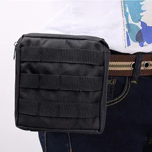 Нейлоновая Сумка Molle, тактическая поясная Сумка EDC, сумка для выживания, водонепроницаемая, задняя талия, для улицы, универсальный чехол, чехол для телефона Molle