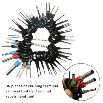 

36PCs Needle Remover Car Plug Terminal Removal Tool Car Terminal Repair Hand Tool