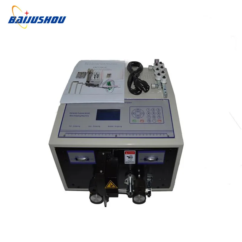220V SWT508D автоматический обдирочный станок с компьютерным управлением машина для зачистки проводов