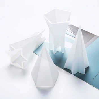 

Pyramid Epoxy Resin Mold Night Light Holder Silicone Casting Mold Handmade Creative Home Home Decor Pyramid Light Mold