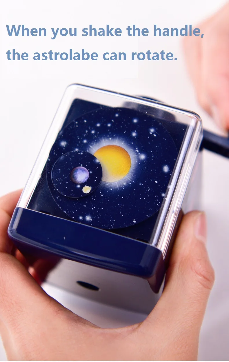 Точилка для карандашей Starry Sky для детей strolabe может вращаться при тряске ручки Deli 71151