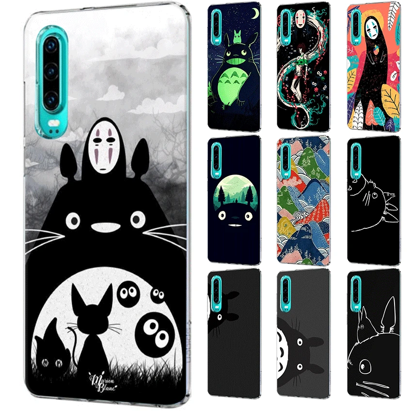 Чехол для мобильного телефона Huawei Mate 30 20 10 Pro Lite Y6 Y7 Y9 Nova 2 3 2i 3i 4 5i чехол Ghibli Totoro