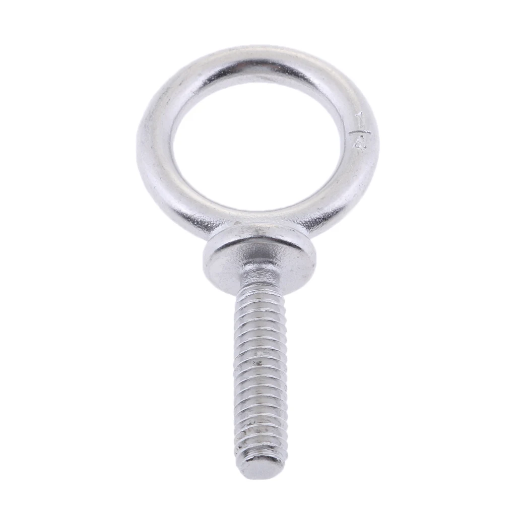 

304 Stainless Steel Lifting Eye Bolt Ring Shape Screws Nuts Part M4