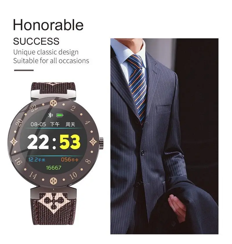 R88S модные часы Smart Watch Водонепроницаемый Носимых устройств Фитнес трекер часы монитор сердечного ритма спортивные часы Для мужчин женские умные часы