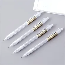 Stationery Mechanical-Pencil Office-Supplies Drafting Graphite School Automatic Transparent