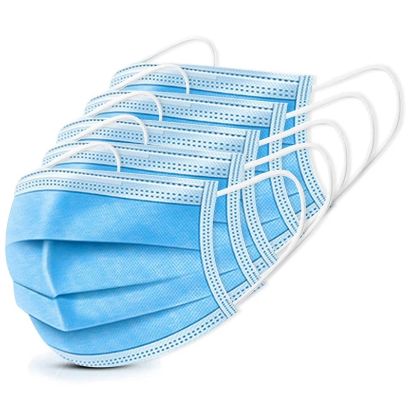 

Anti-Pollution 3 Laye Mask Dust Protection Masks Disposable Face Masks Elastic Ear Loop Disposable Dust Mask, 300PCS