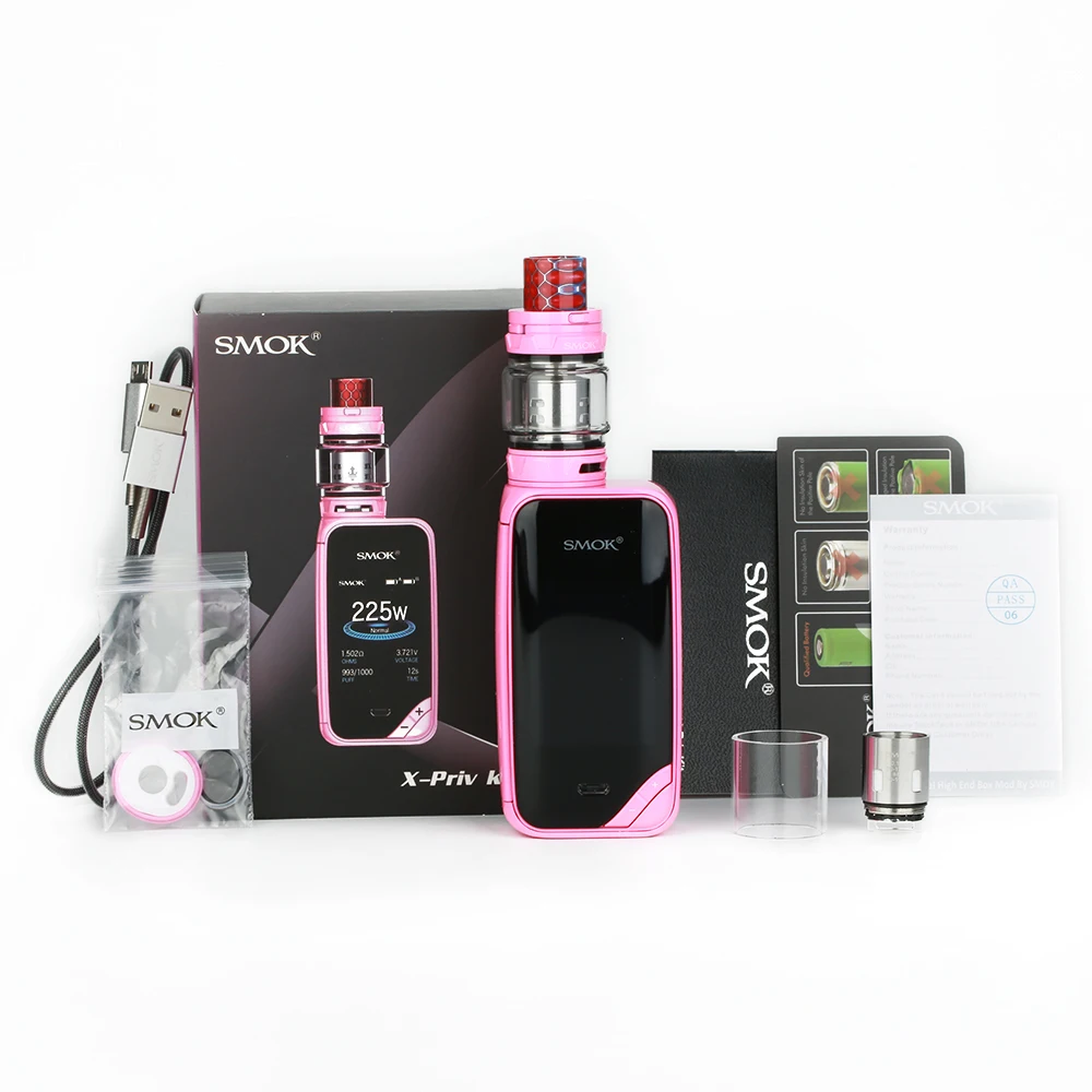 Оригинальный набор SMOK X PRIV 8 мл Vaporizer TFV12 Prince Tank электронная сигарета мод для вейпа