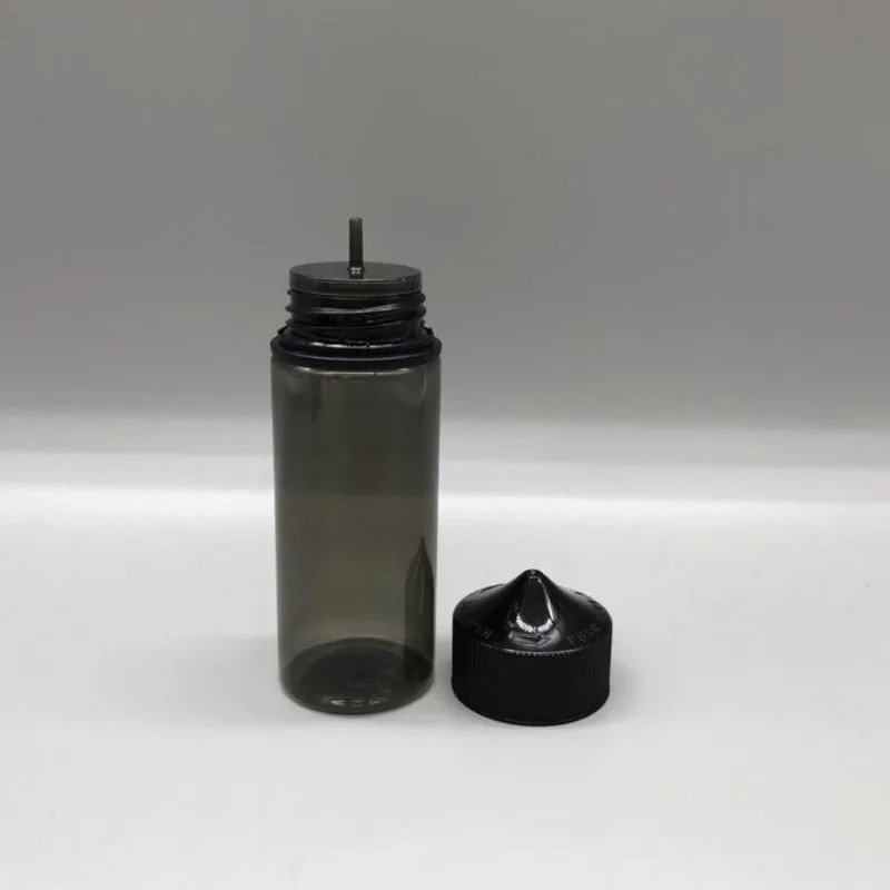 50pcs 30ml/60ml/100ml/120ml Black PET Plastic Empty Dropper Liquid Eye Water Bottles Long Tips Cap e juice Oil Pen Drops Bottle