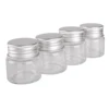 3pcs 20ml 37*40mm Glass Bottles with Aluminum Lids Spice Jars Storage Bottles Pill Container Candy bottles 4