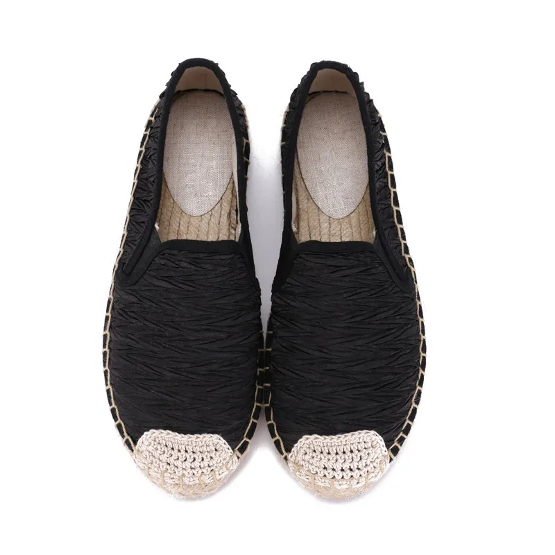 2020 New Spring Summer Women Flats Espadrilles Shoes Swing Slip On Straw Fisherman Shoes Round Toe Rope Lady Flats Loafers Shoes (12)