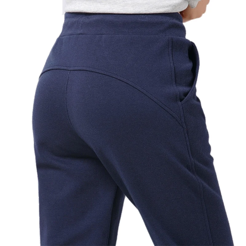 

Sweat Pants Women 2019 Casual Solid Elastic Waist Trousers Hip Hop Dance Harem Sporting Female Sweatpants for Women Pencil Pant
