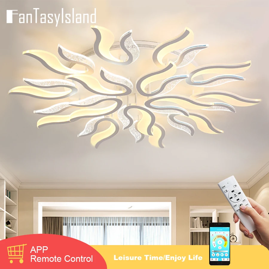 

Double color Finished Modern LED Ceiling Lights For Living Room Bedroom Study Room Acrylic LED Ceiling Lamp Fixtures
