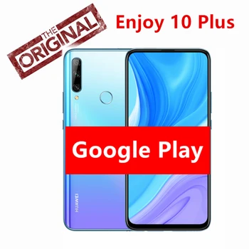 

Huawei Enjoy 10 plus 4gb 128GB Mobile Phone 6.59" Android 9.1 Kirin 710F Octa Core 48MP Triple lens Smartphone 4000mAh Cellphone