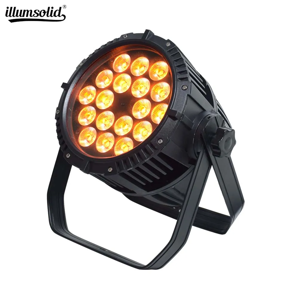 

IP65 waterproof 18x15W led Par Light RGBWA 5in1 DMX512 control professional stage DJ equipment disco lights