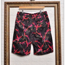 Новые новые высокие мужские удобные Цветочные абстрактные скейтборд уличные хлопковые шорты в стиле кэжуал Канье хип-хоп Паркур Дрейк# N166